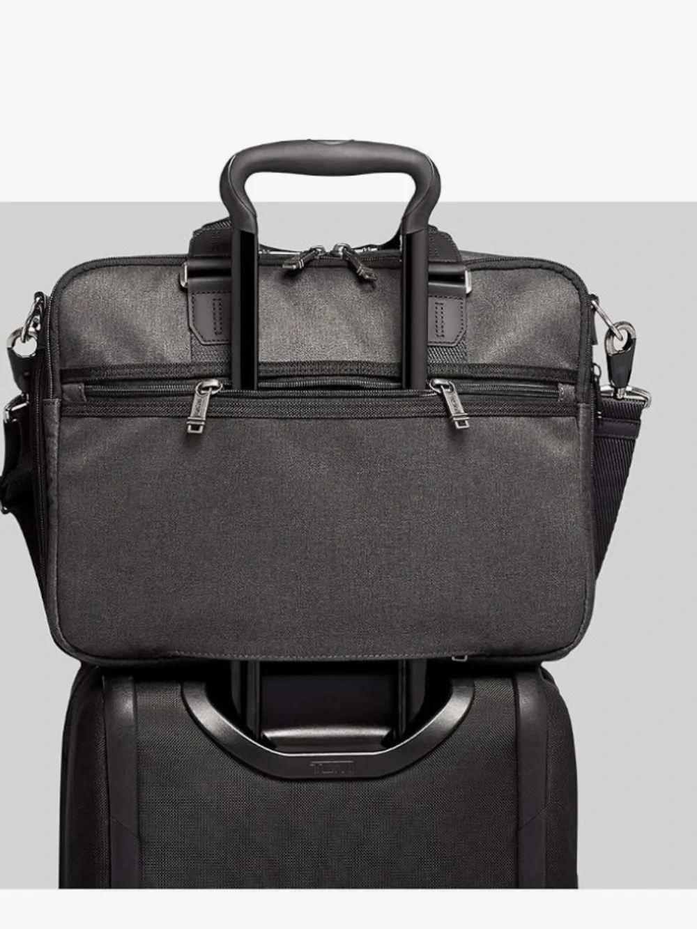 TUMI Alpha Bravo Albany Slim Commuter Briefcase in Anthracite